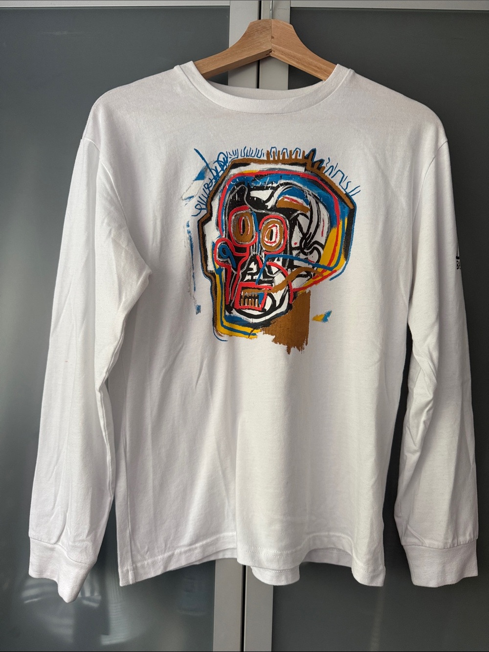 GAP Kids Basquiat White Crewneck Tee with Art Graphic
